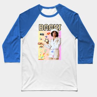 Hilary Banks 90s style art retro vintage 80s Baseball T-Shirt